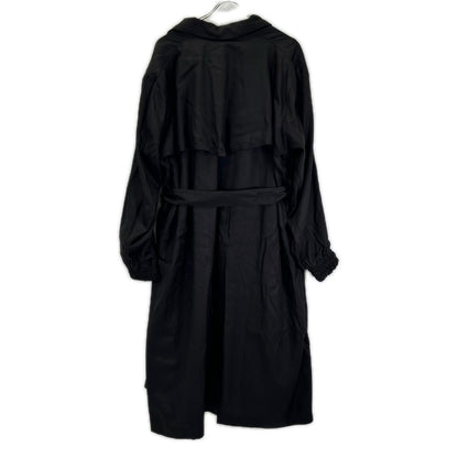 kiryuyrik 24SS Black Drape Over Coat Size S