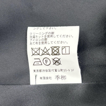 kiryuyrik 24SS Black Drape Over Coat Size S