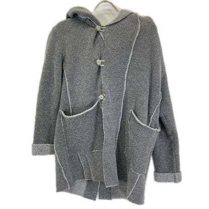 RESOUND CLOTHING Gray Boa Hoodie Coat