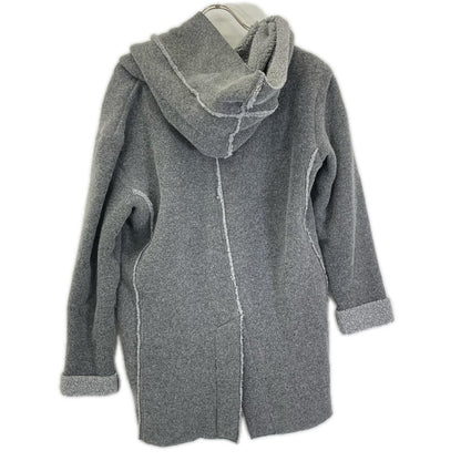 RESOUND CLOTHING Gray Boa Hoodie Coat