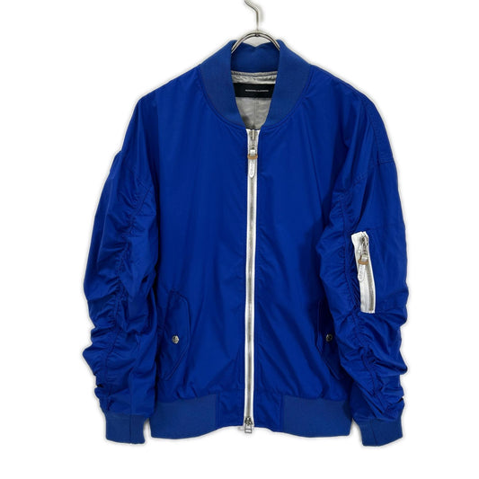 RESOUND CLOTHING Blue David MA-1 Bomber Jacket Size 1