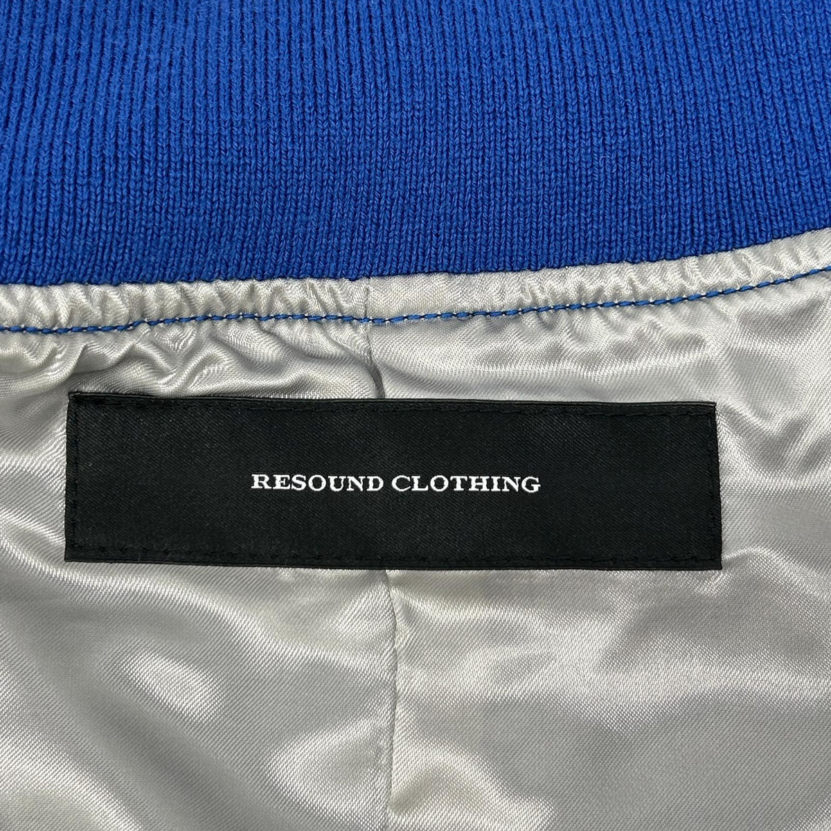 RESOUND CLOTHING Blue David MA-1 Bomber Jacket Size 1