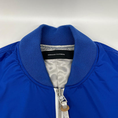 RESOUND CLOTHING Blue David MA-1 Bomber Jacket Size 1