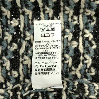 L.L.Bean Classic Rag Wool Birdseye Sweater Gray Size XL