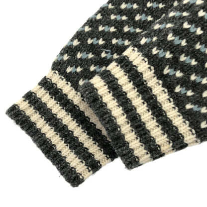 L.L.Bean Classic Rag Wool Birdseye Sweater Gray Size XL