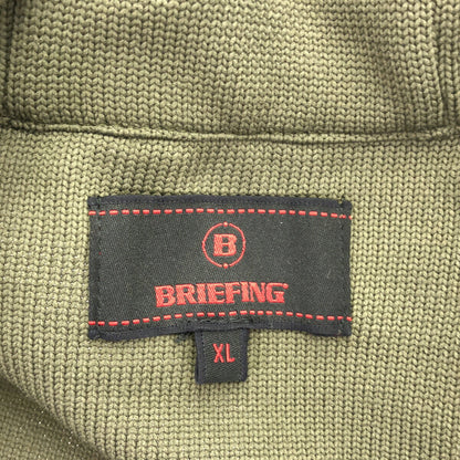 BRIEFING GOLF BRG193M23 Khaki Zip-Up Size XL