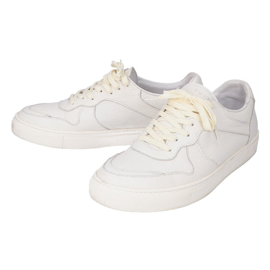 YOAK ULYSE Leather Sneakers Cream Size EU 39