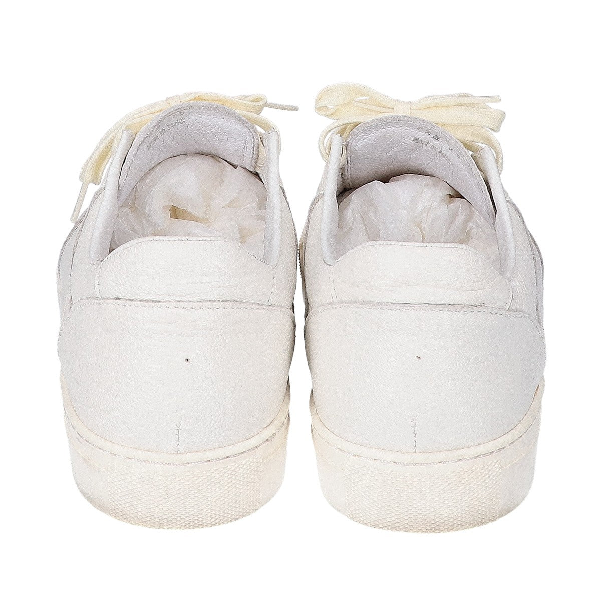 YOAK ULYSE Leather Sneakers Cream Size EU 39