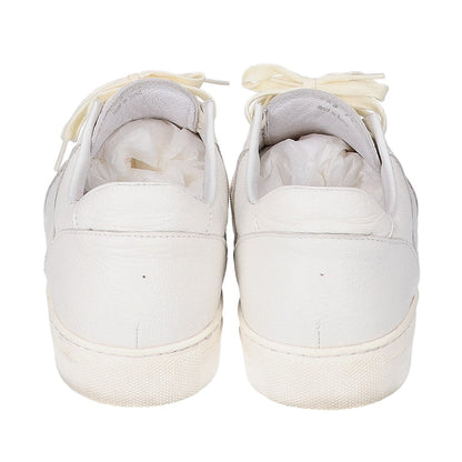 YOAK ULYSE Leather Sneakers Cream Size EU 39
