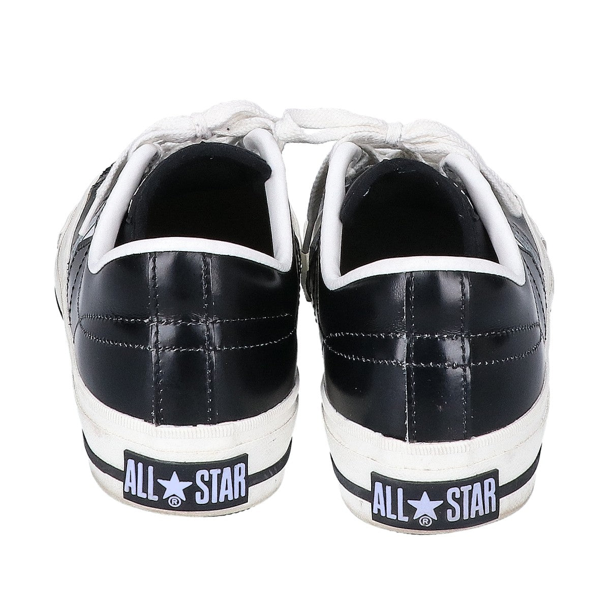 Converse One Star J Low Top Leather Sneakers Black Size 7