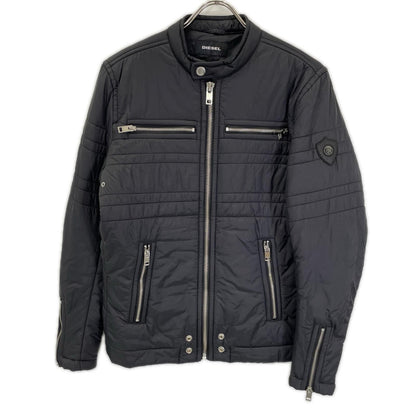 DIESEL Black Nylon Reversible Rider Jacket Size S