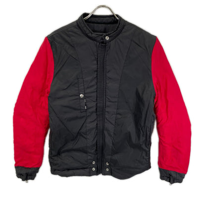 DIESEL Black Nylon Reversible Rider Jacket Size S