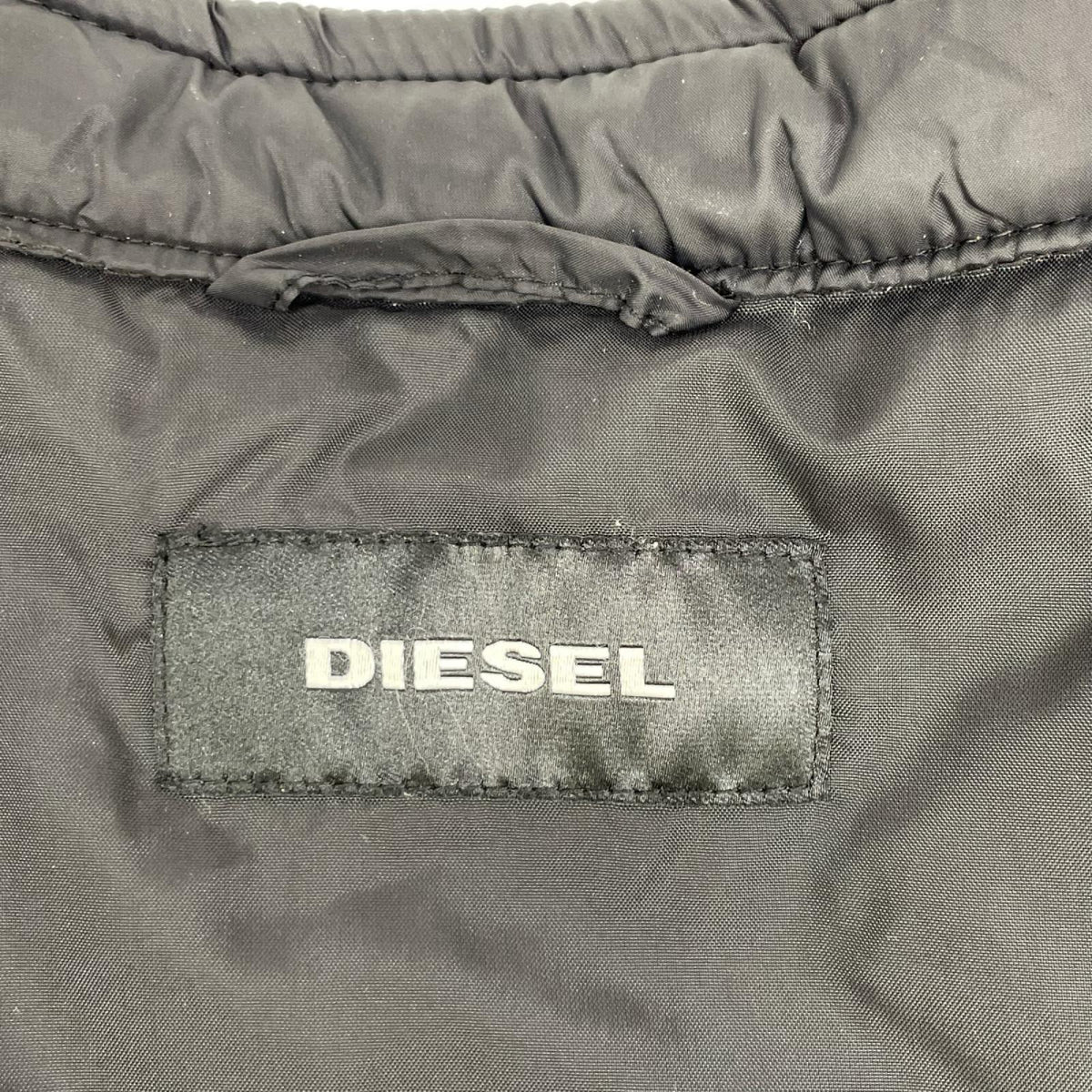 DIESEL Black Nylon Reversible Rider Jacket Size S