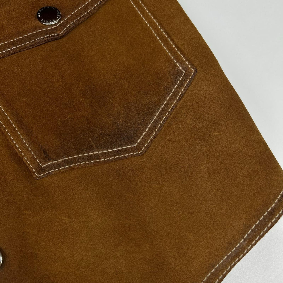 DSQUARED2 Brown Suede Leather Gilet Vest Size 46