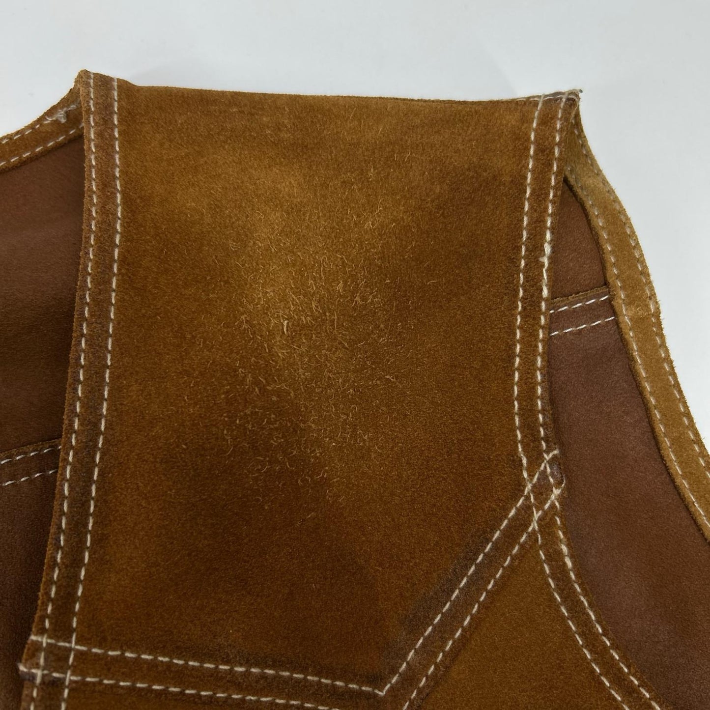 DSQUARED2 Brown Suede Leather Gilet Vest Size 46