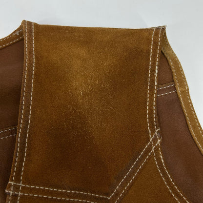 DSQUARED2 Brown Suede Leather Gilet Vest Size 46