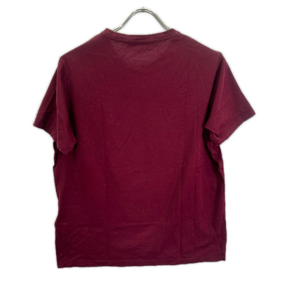PRADA UJN006 Bordeaux Crewneck T-Shirt Size S