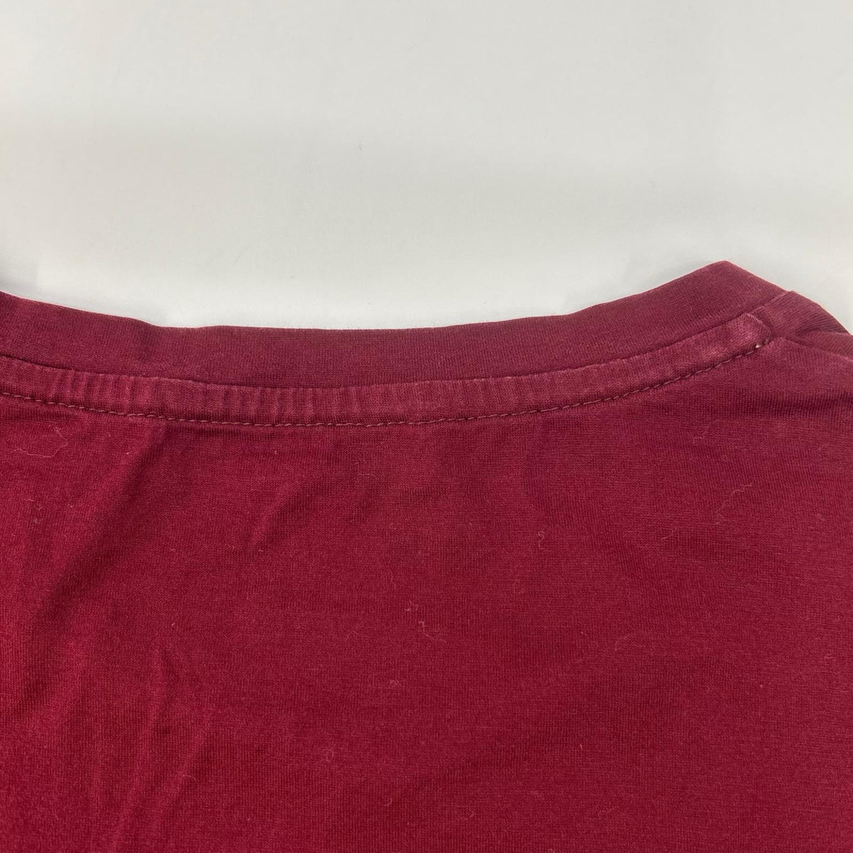PRADA UJN006 Bordeaux Crewneck T-Shirt Size S