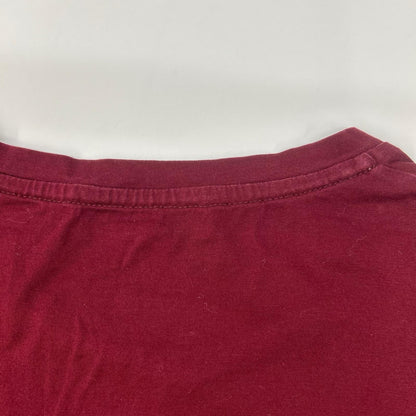 PRADA UJN006 Bordeaux Crewneck T-Shirt Size S