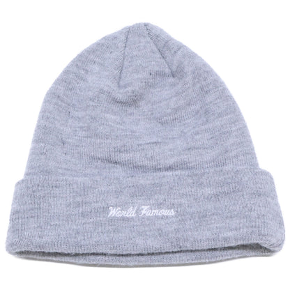 Supreme 19AW New Era Paisley Box Logo Beanie Gray