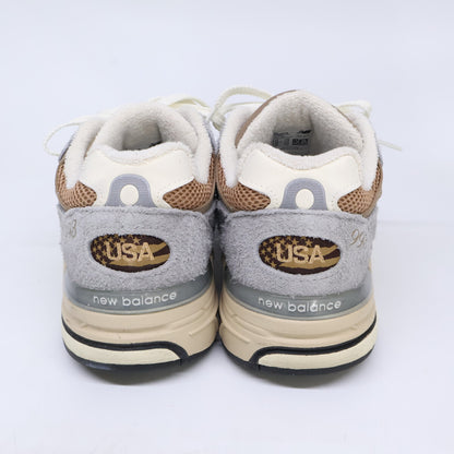 NEW BALANCE U993GG Made in USA Sneakers Beige/Gray Size 25