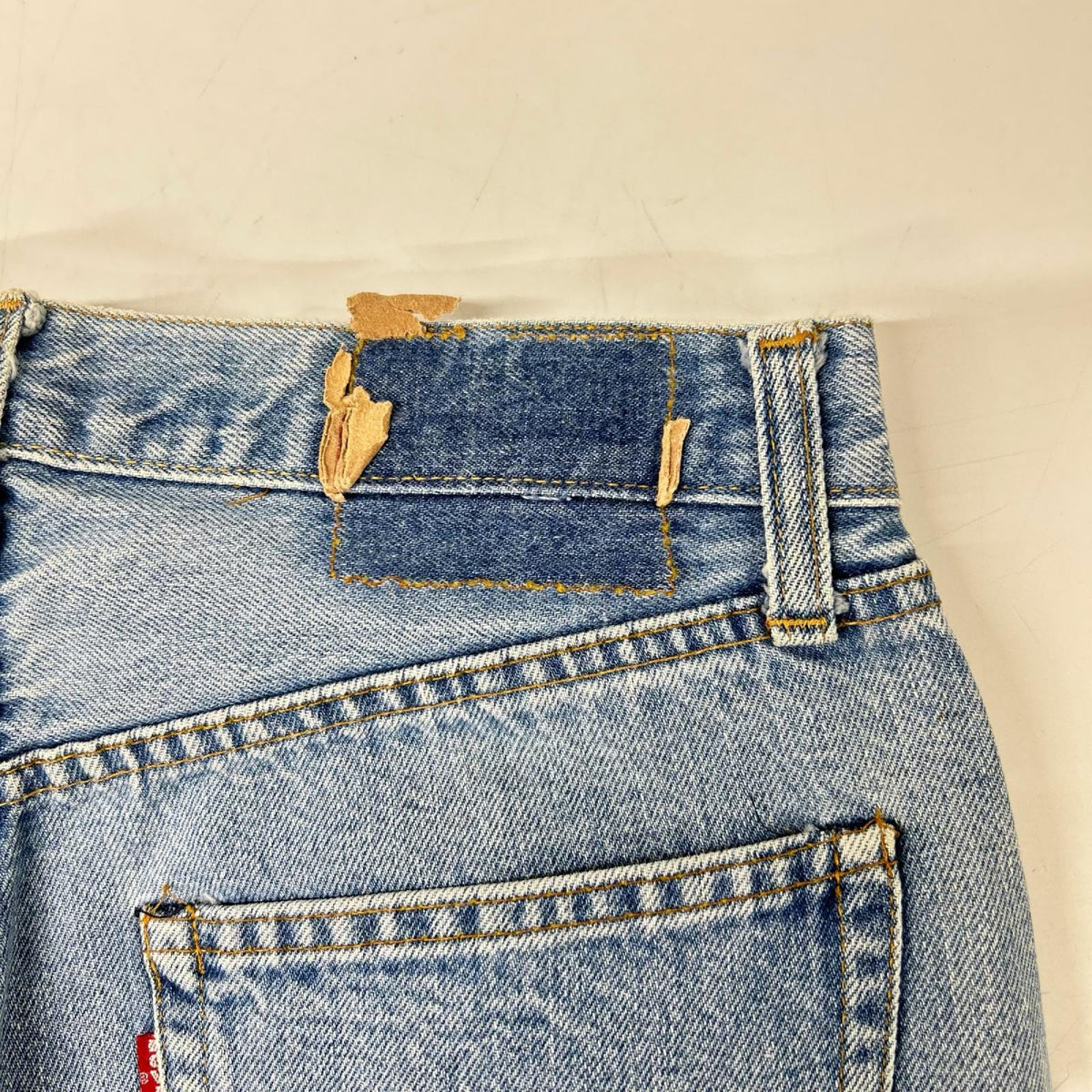 LEVI'S 501 66 Redline Straight Denim Jeans Size 30×30