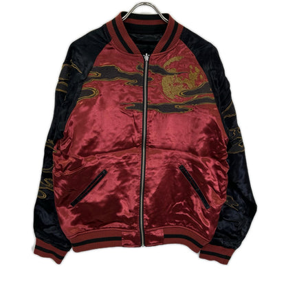 Karakuri Tamashii Nekomata Embroidered Sukajan Jacket Size M