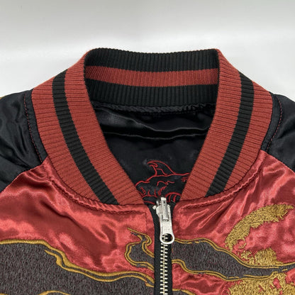 Karakuri Tamashii Nekomata Embroidered Sukajan Jacket Size M