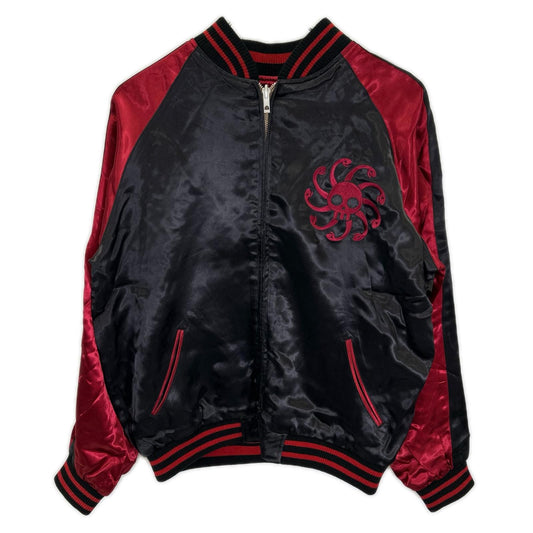 TEN STRIKE One Piece Hancock Sukajan Red/Blk Rayon Jacket Size L