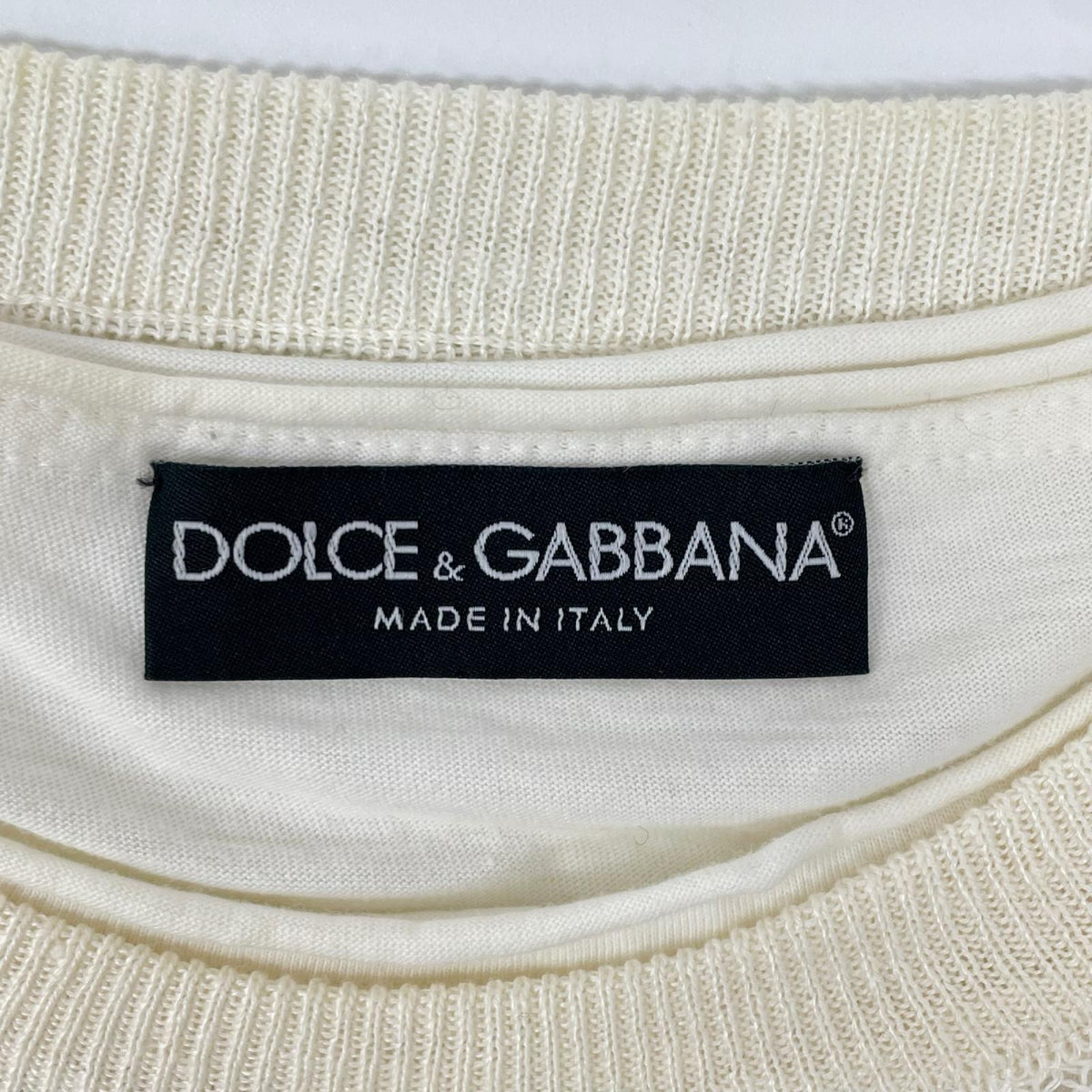 DOLCE&GABBANA GB154K Mesh Layered Silk T-Shirt