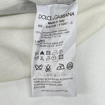 DOLCE&GABBANA GB154K Mesh Layered Silk T-Shirt