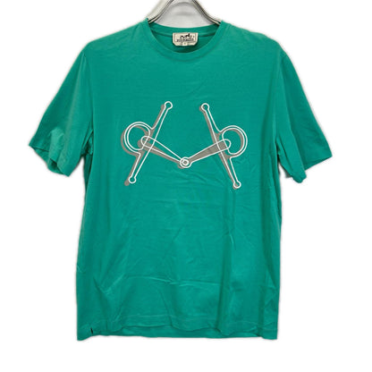 HERMES 19SS Multi-Color Patterned Crewneck T-Shirt Size S