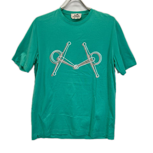 HERMES 19SS Multi-Color Patterned Crewneck T-Shirt Size S