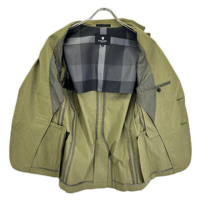 BLACK LABEL CRESTBRIDGE Melange Jacket Khaki Cotton Size S