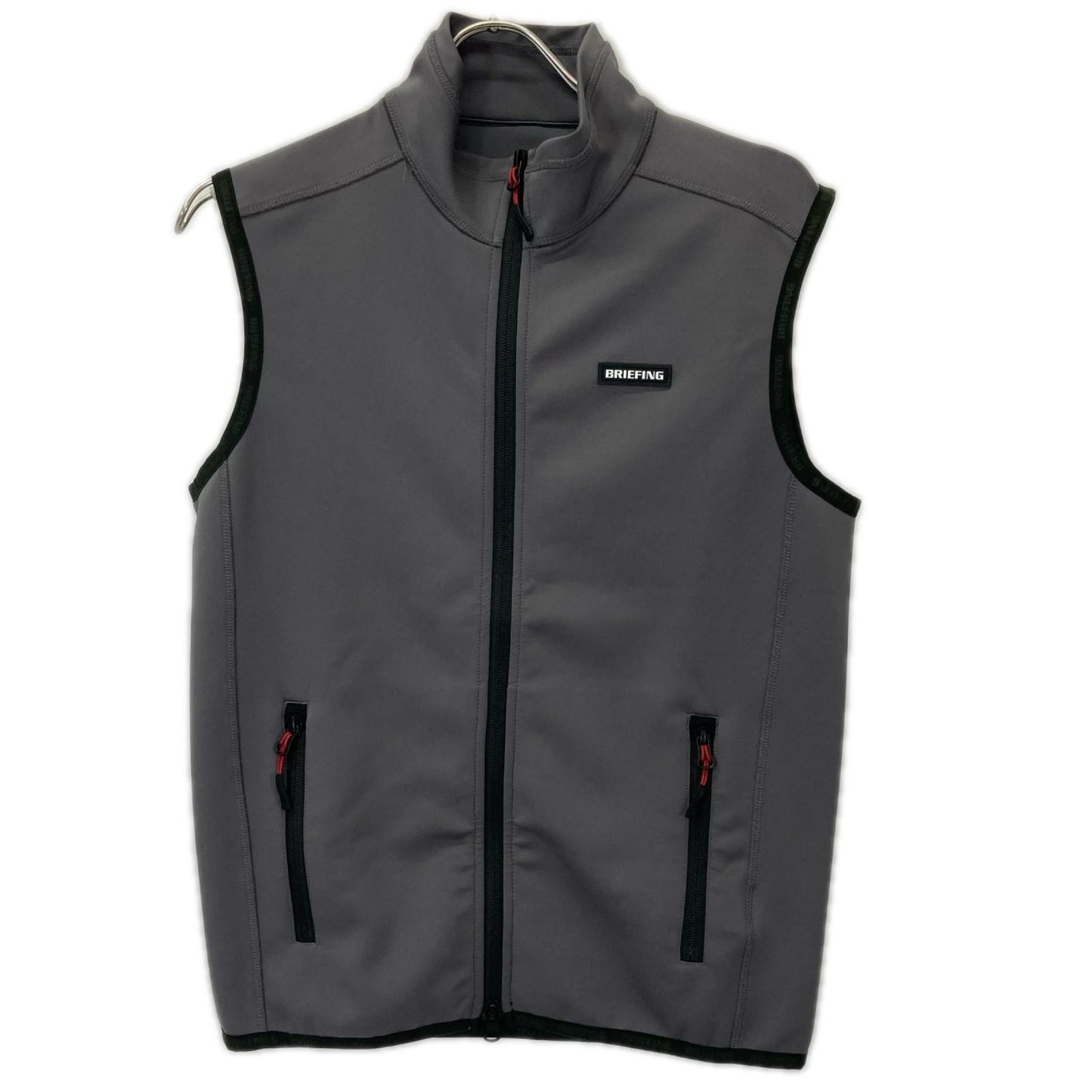 BRIEFING Polyester 3D Logo Vest Gray Size S
