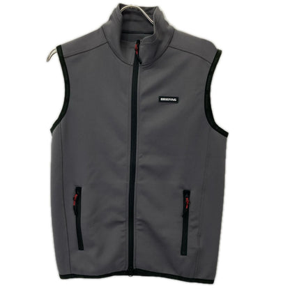BRIEFING Polyester 3D Logo Vest Gray Size S