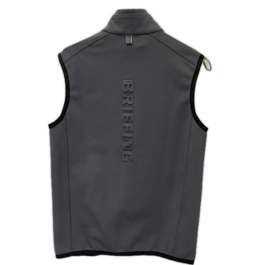 BRIEFING Polyester 3D Logo Vest Gray Size S