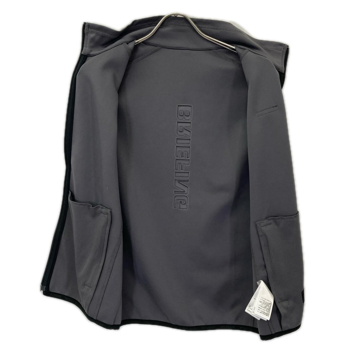 BRIEFING Polyester 3D Logo Vest Gray Size S