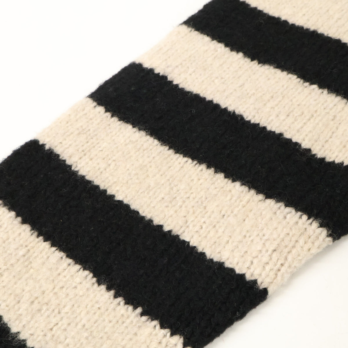 DRIES VAN NOTEN Black/White Cashmere Wool Cardigan Size S