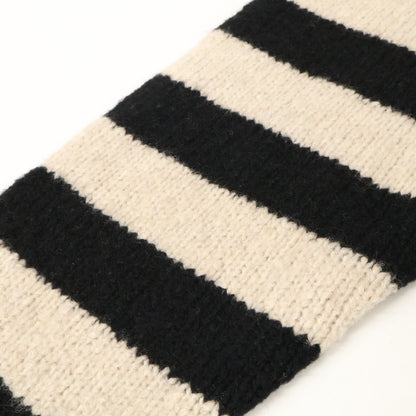 DRIES VAN NOTEN Black/White Cashmere Wool Cardigan Size S