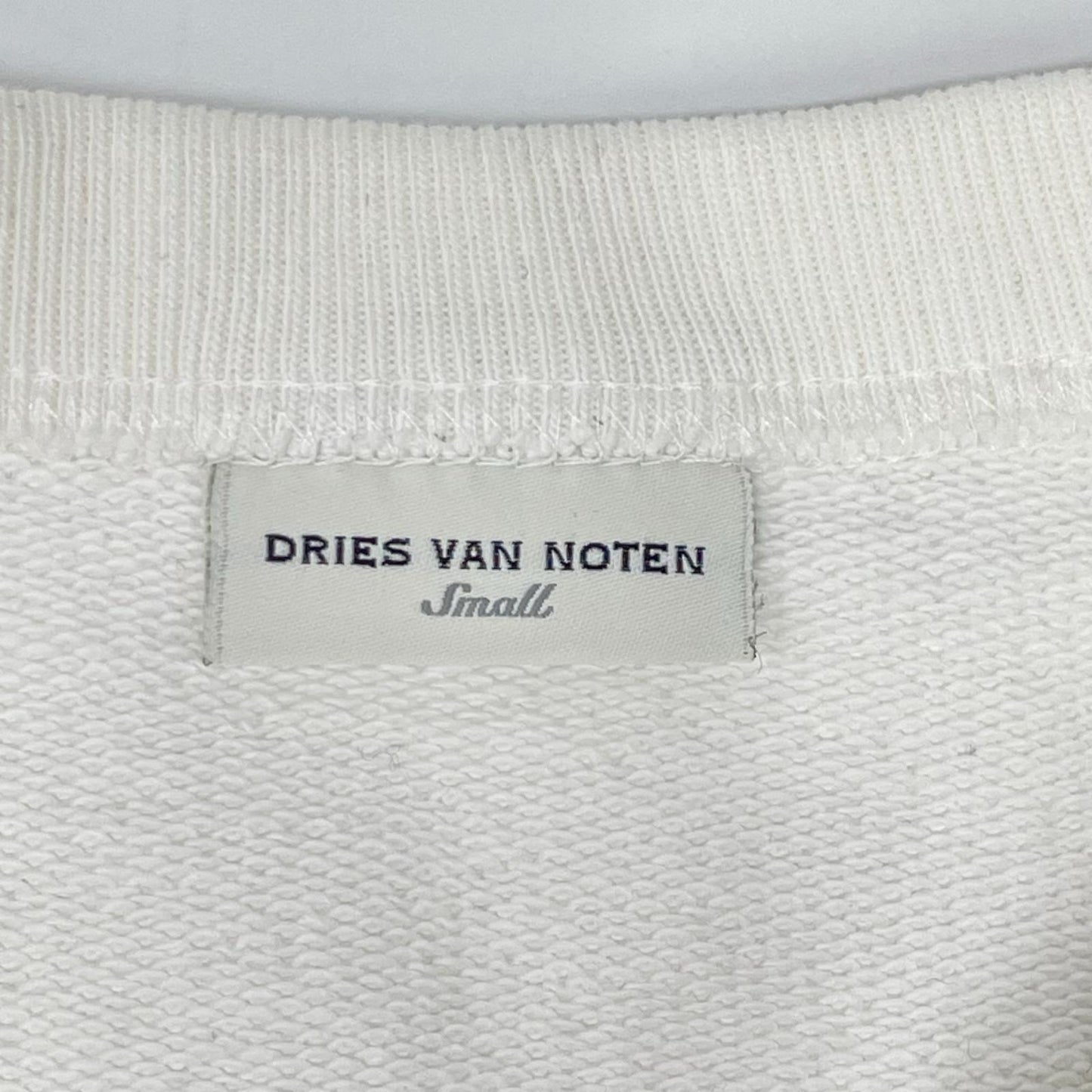 DRIES VAN NOTEN Oversize White T-Shirt