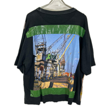 DRIES VAN NOTEN 22SS Black Graphic Print T-Shirt