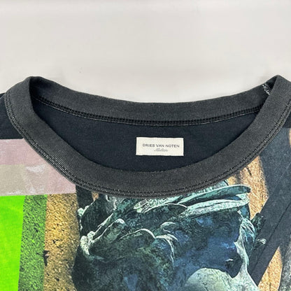 DRIES VAN NOTEN 22SS Black Graphic Print T-Shirt