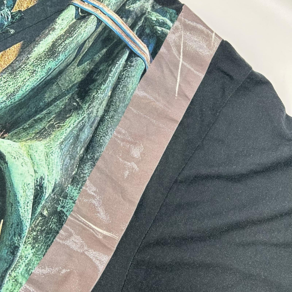 DRIES VAN NOTEN 22SS Black Graphic Print T-Shirt