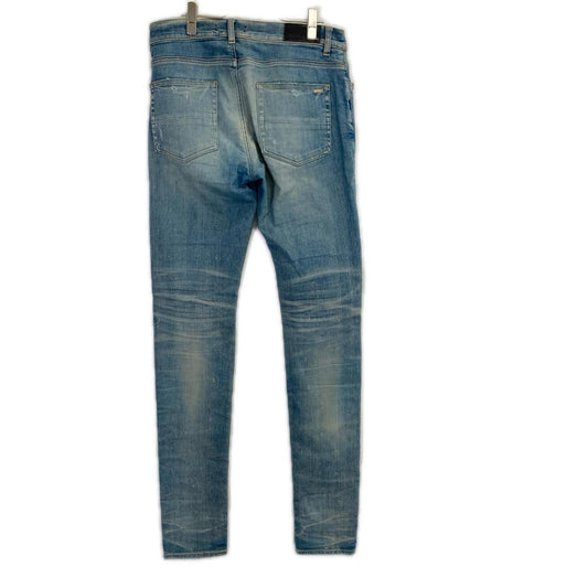 AMIRI Blue Distressed Slim Denim Jeans Size 32