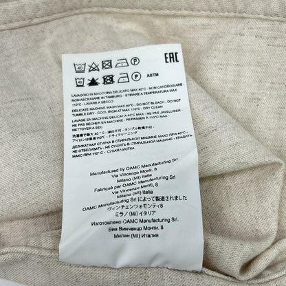 OAMC 24E28OAU18 Natural White Whitney Shirt Size M