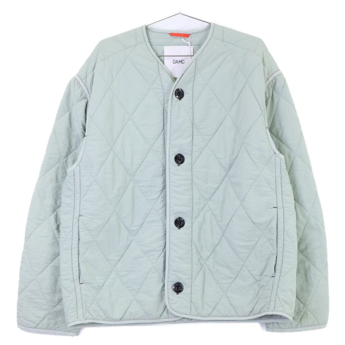 OAMC Nylon Combat Liner Quilted Jacket Mint Green Size XS