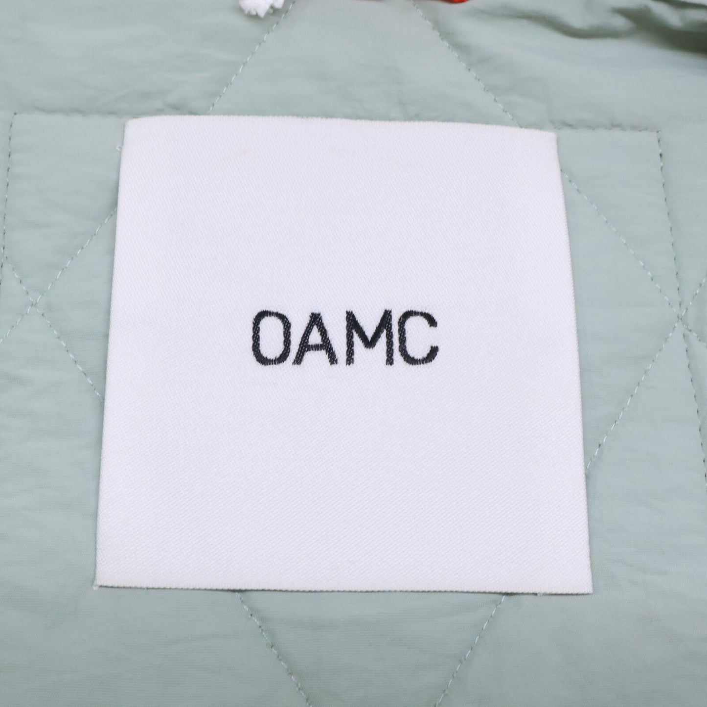 OAMC Nylon Combat Liner Quilted Jacket Mint Green Size XS
