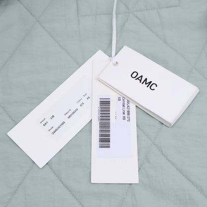 OAMC Nylon Combat Liner Quilted Jacket Mint Green Size XS