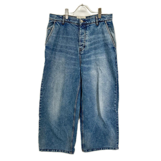 AMI Alexandre Mattiussi Wide Fit Washed Denim Jeans Size 32